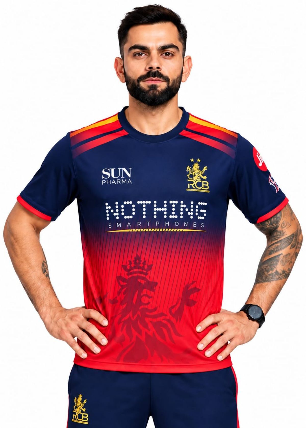 Men's Football IPL 2026 Jersey Front back sleeve printed