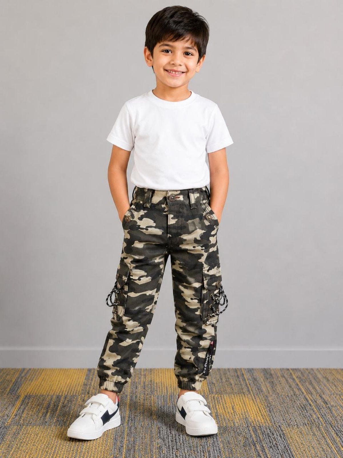 SG Fashion Kids Boys Cargo Pants Set (26-30)