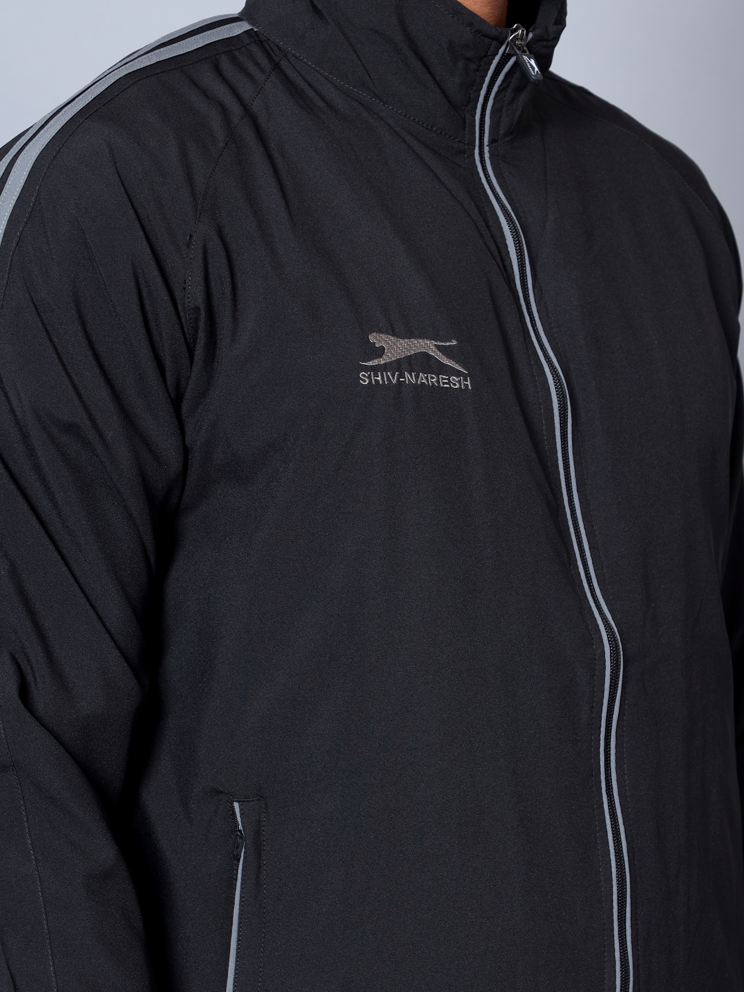 Men's Tracksuit  478A-Black/Dark Grey-S-TZ