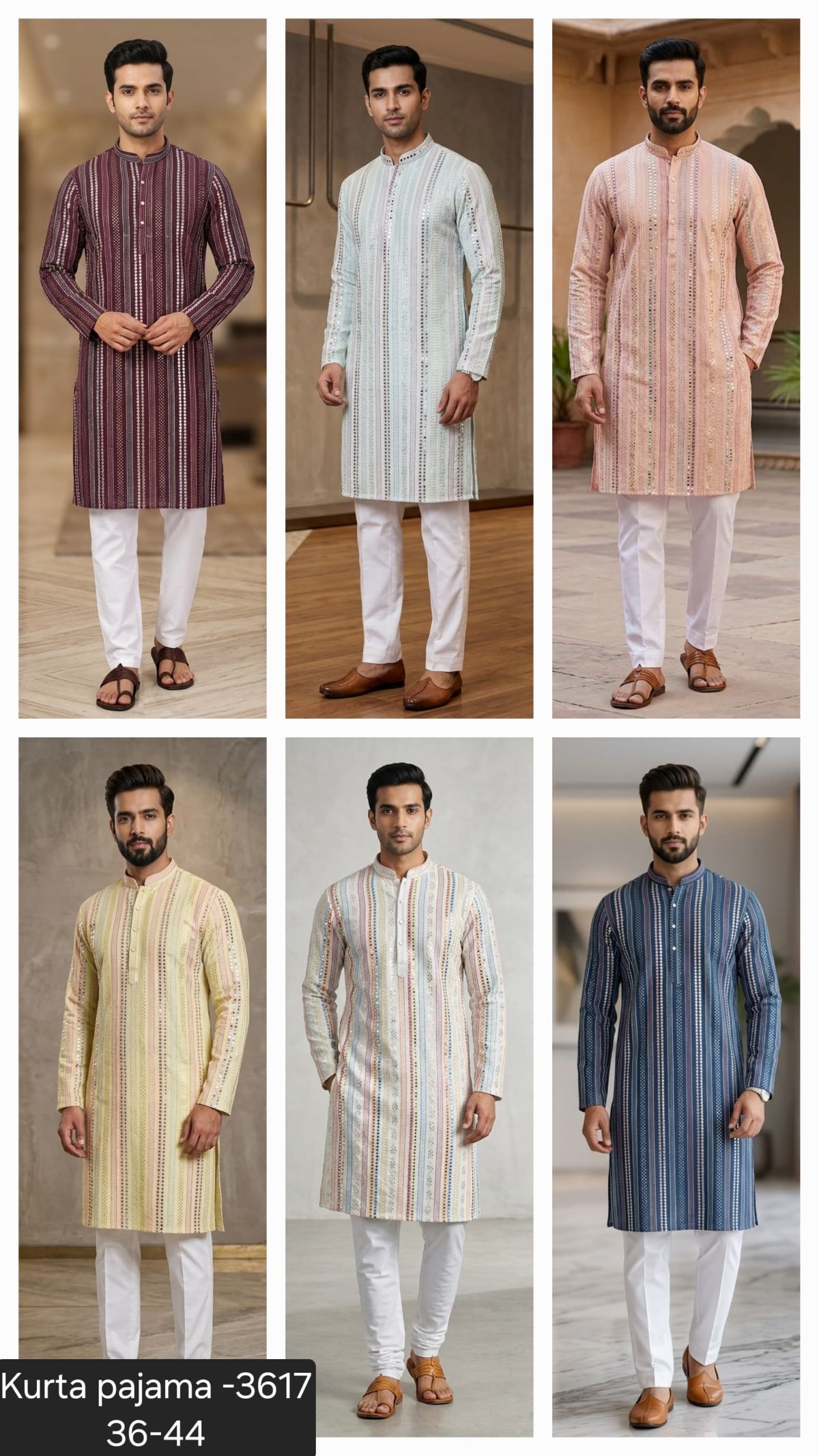 Variation Men's Ethnic Kurta Set-3617