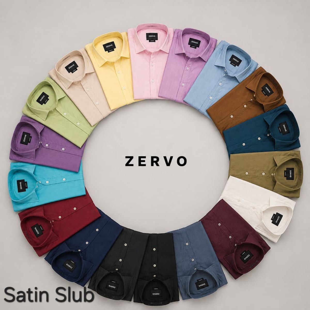 Zervo Men's Satin Shirts