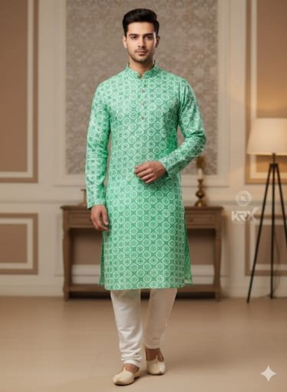 KRX Men's Designer Kurta Pajama Set