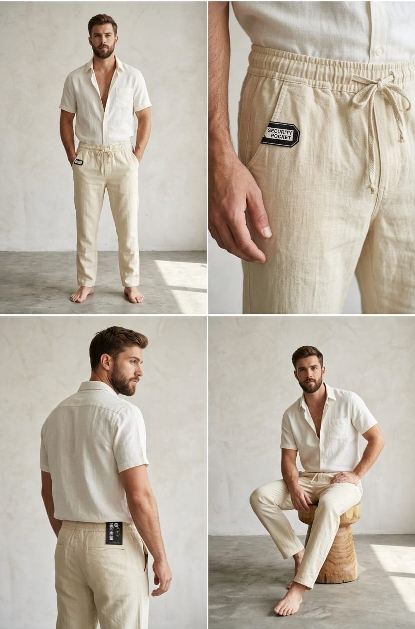 Shafin Men's Linen Pants