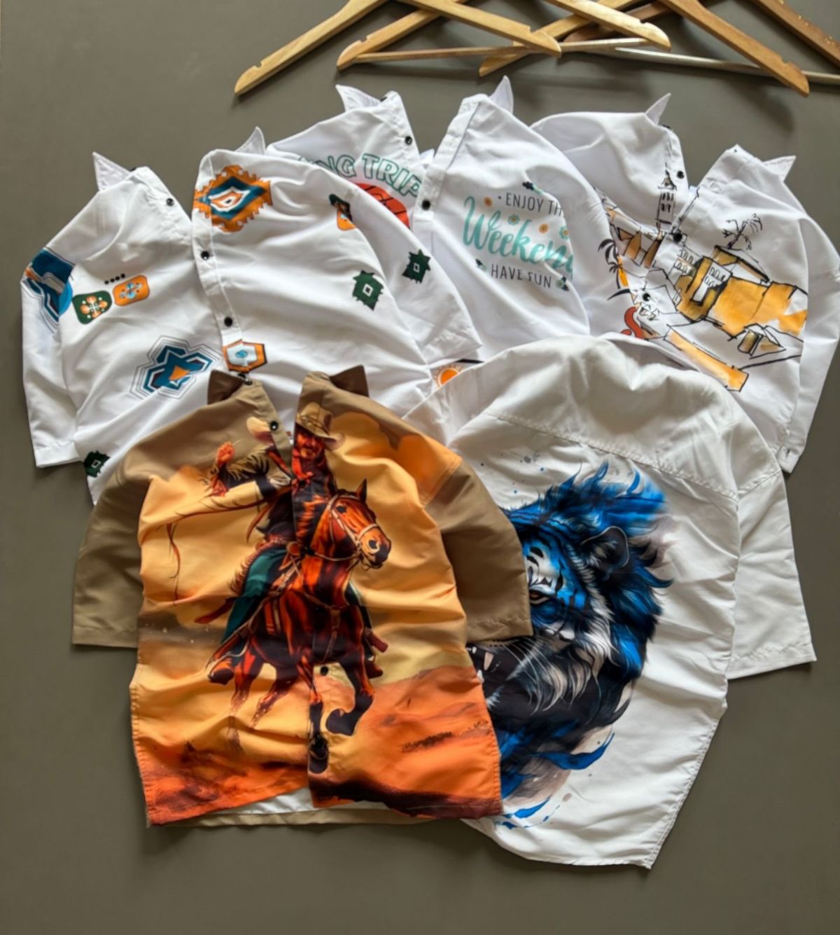 Men's Chinese Cloth Drop Shoulder Shirt