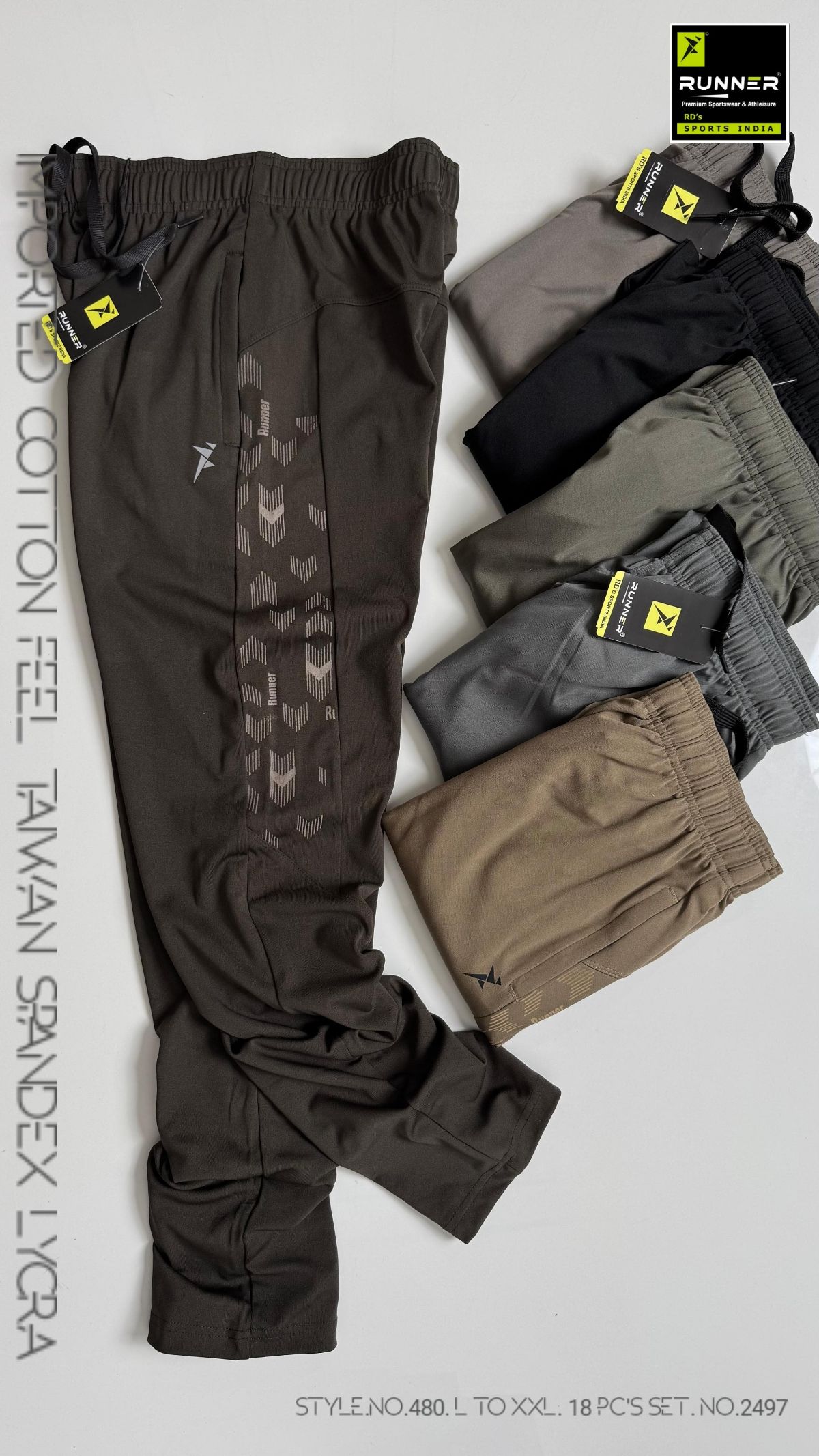 RUNNER Men's Trackpants D No- 480