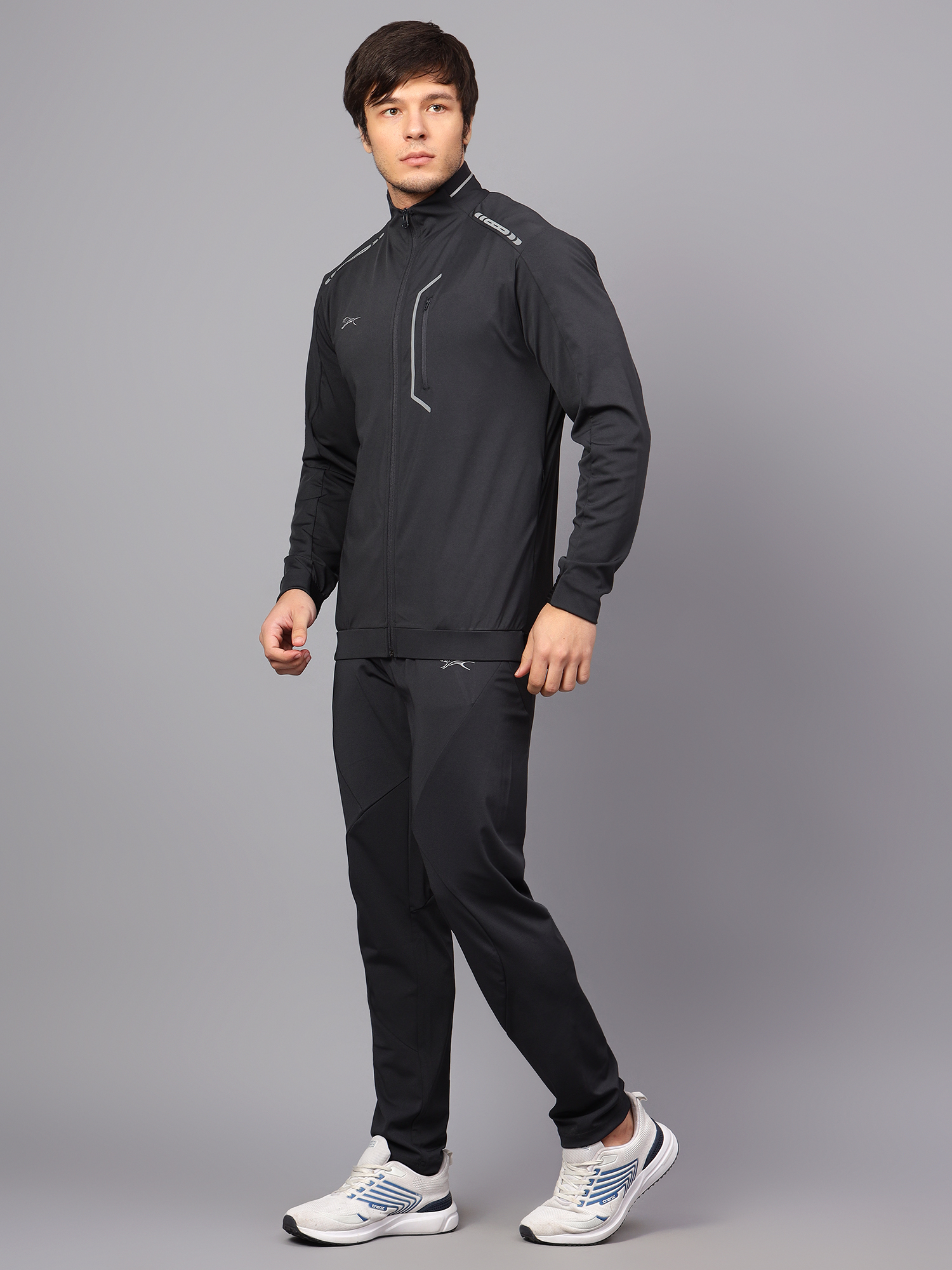 Men's Tracksuit  SNTSW110M-Charcoal Grey-3XL
