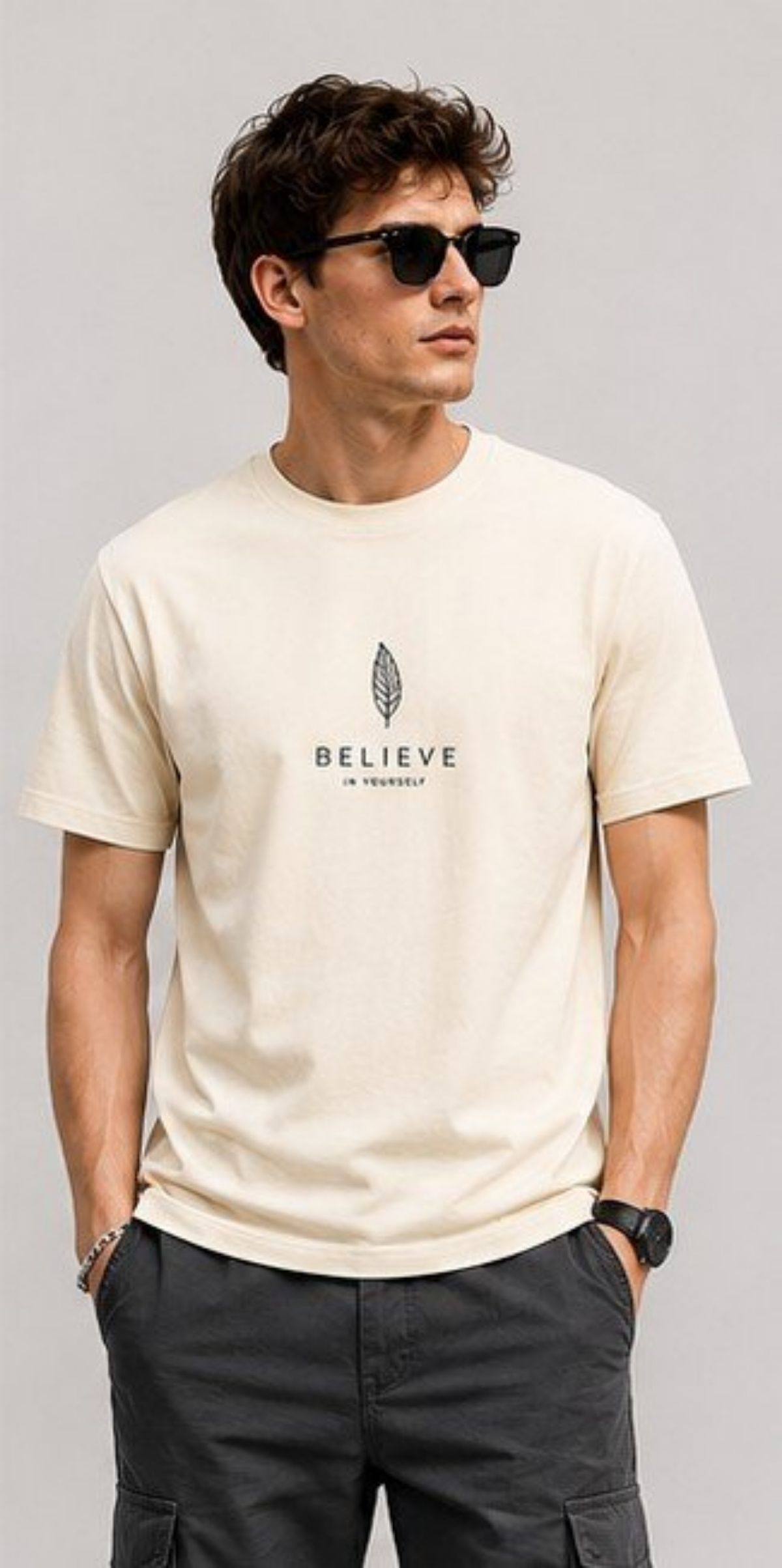 Cotton Blend Printed Unisex T-Shirts