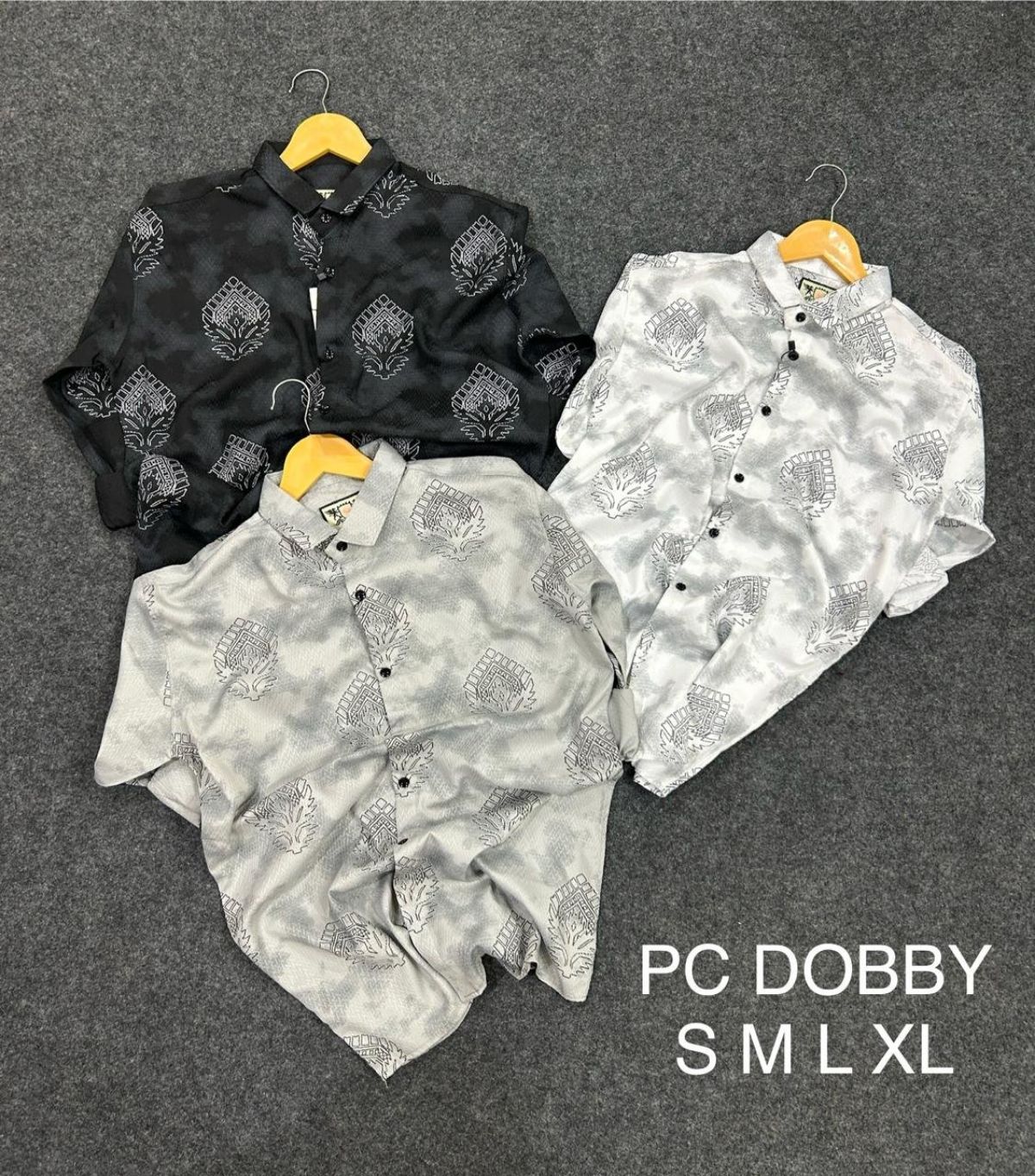 Shree Yash Both Side Laffer Men's Shirts (PC Dobby)