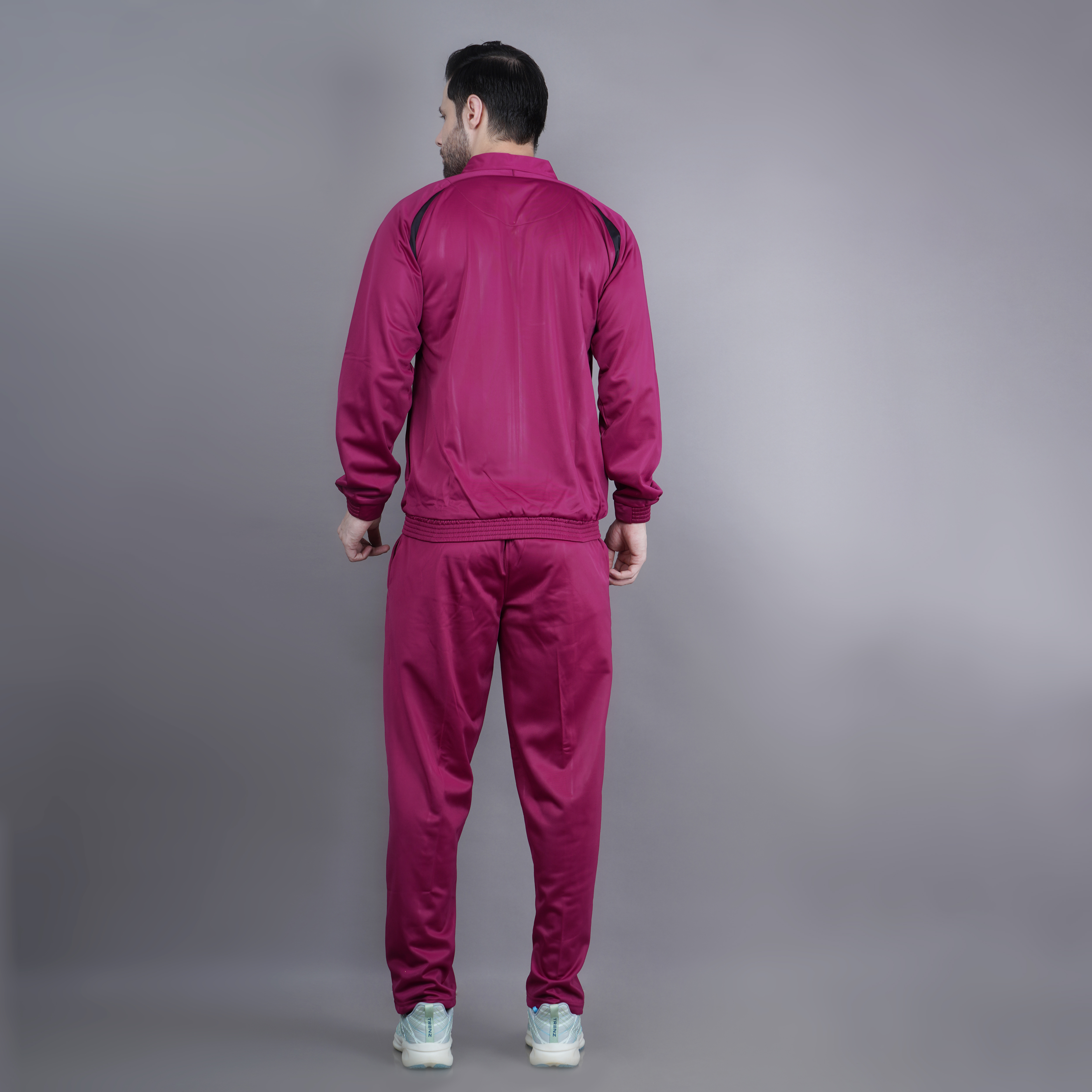 Men's Tracksuit  435A-TP-Rust/Black/White-S