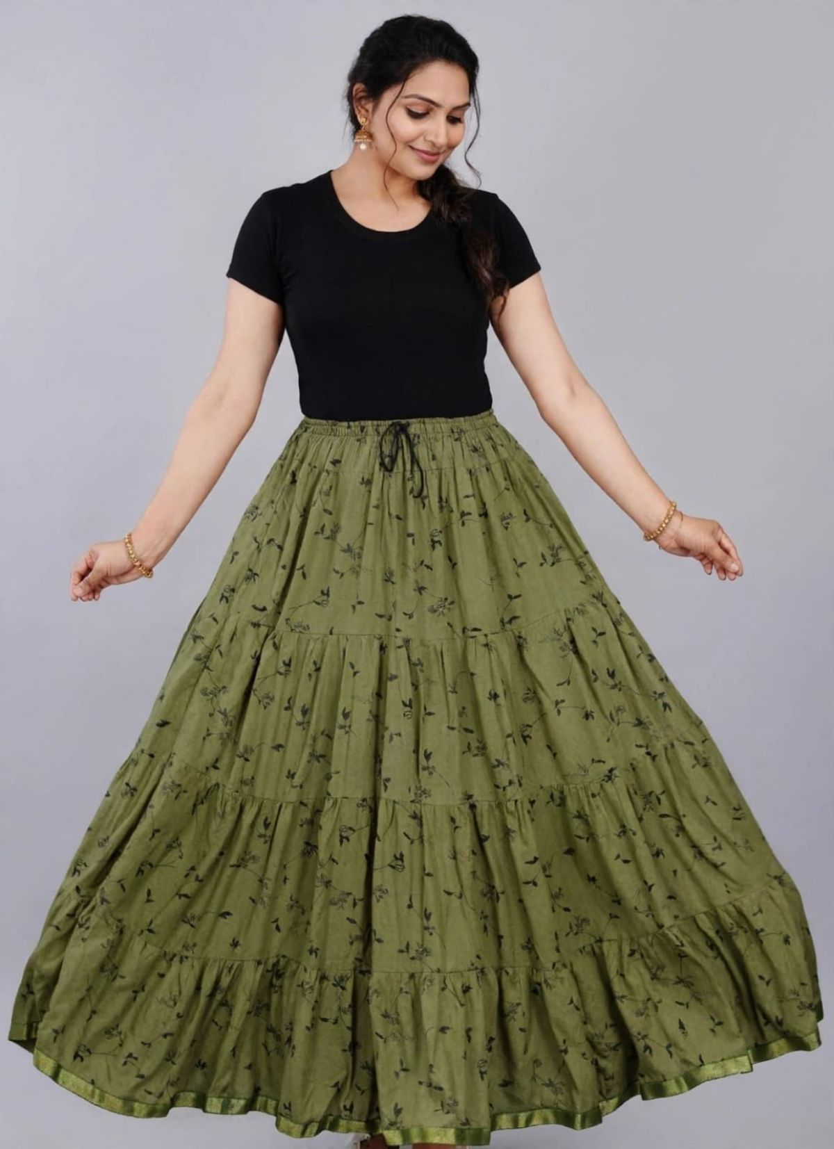 Women's Printed Cotton Skirts