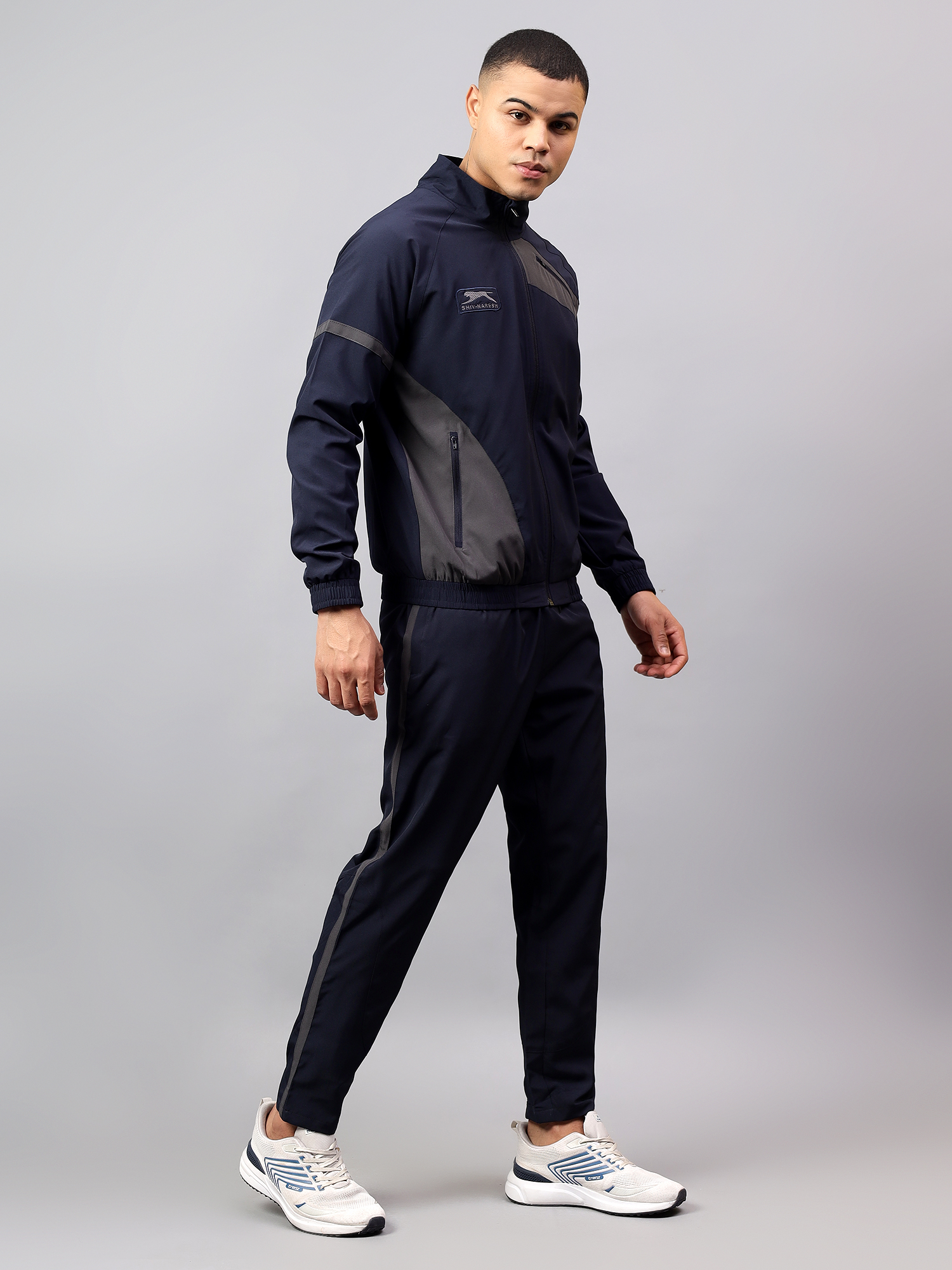 Men's Tracksuit  SNTSW109M-Navy/Dark Grey-L