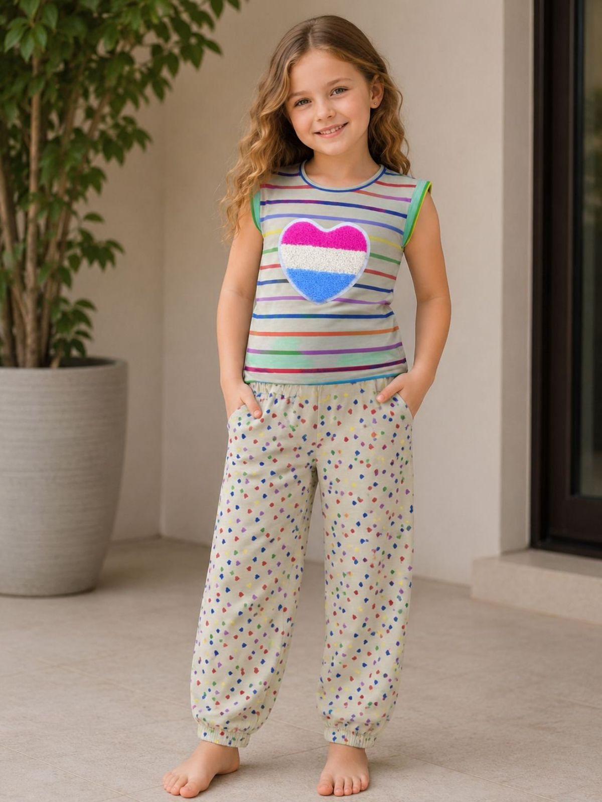 SG Fashion Kids Girls Top Set