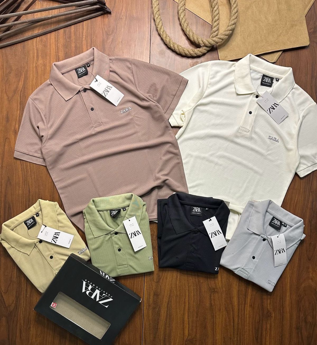 VBC Men's New Branded T-shirts Coller Modal Self Knitting