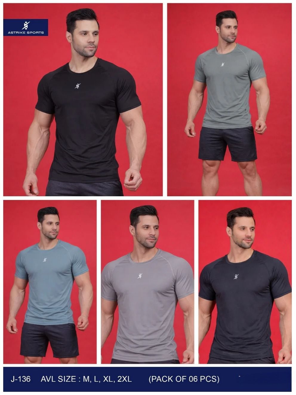 Men's T-Shirts Set- J-136