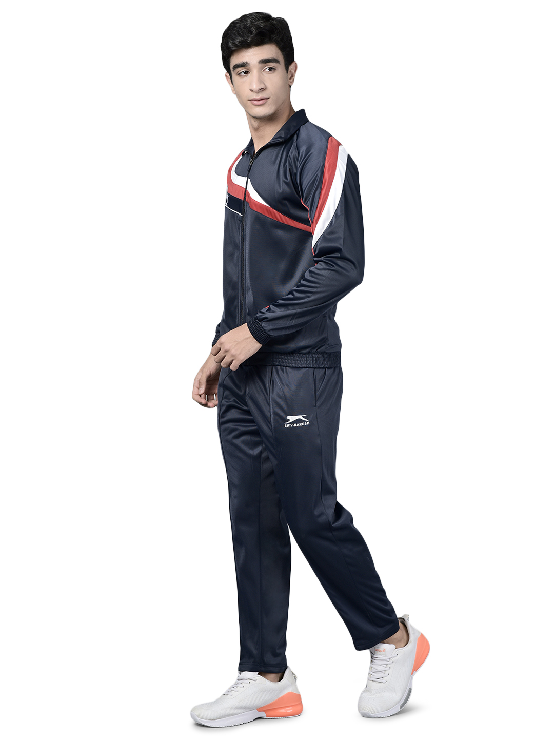 Men's Tracksuit  450A-TP-Navy/Red/White-XL