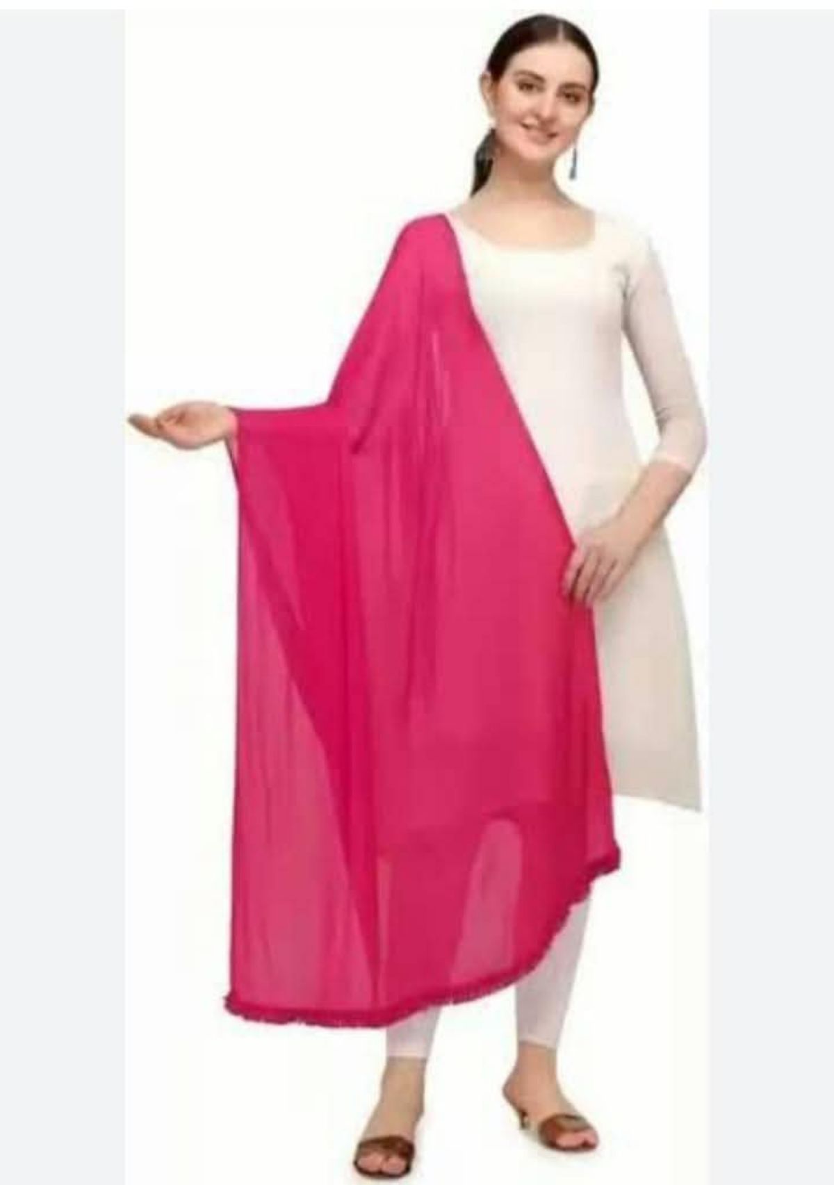 Women's Plain Dupatta