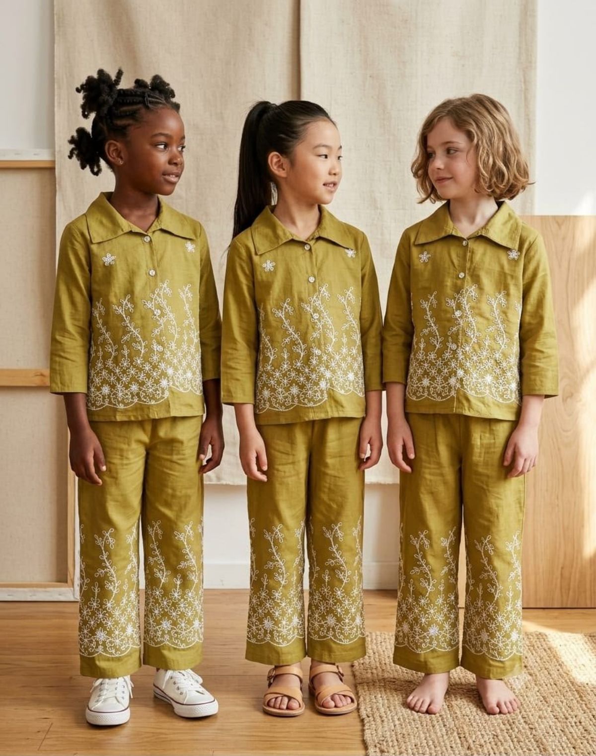 SG Fashion Kids girl top bottom Set