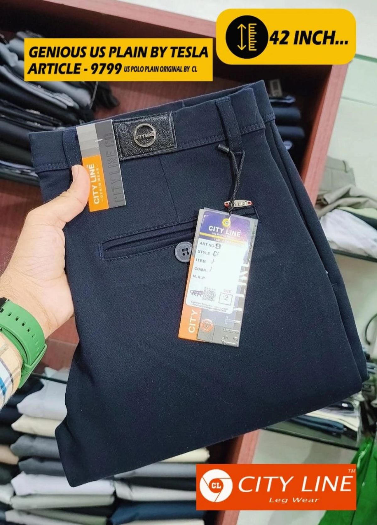 Men's Premium Formal Pants -9799