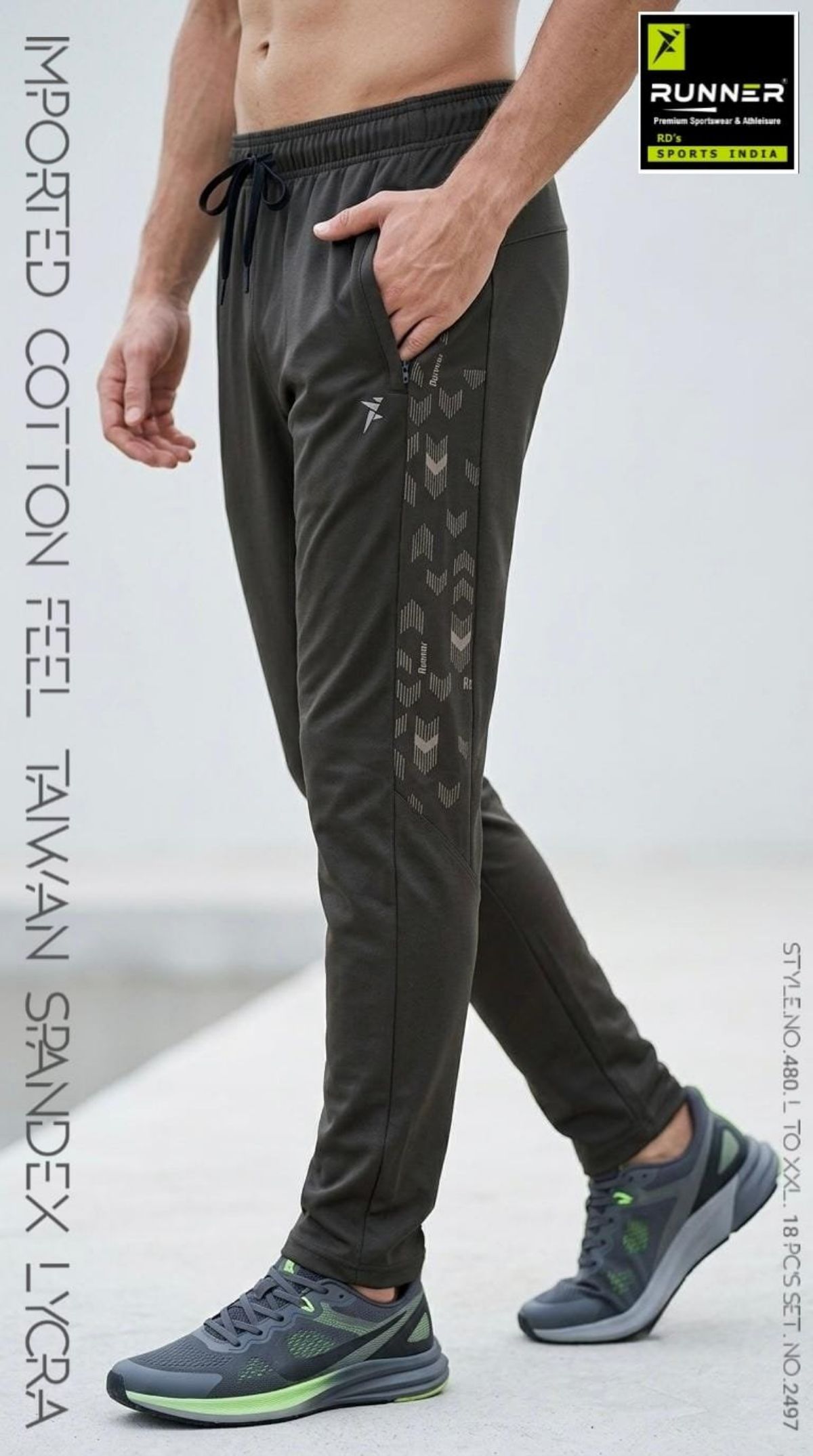 RUNNER Men's Trackpants D No- 480
