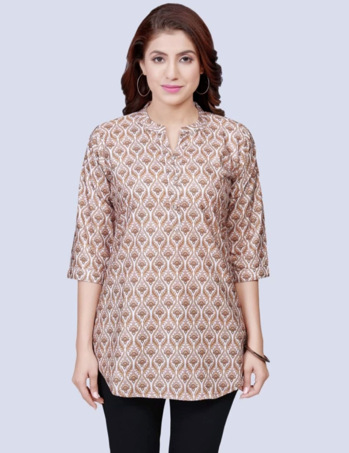 Printed Shorts Kurti