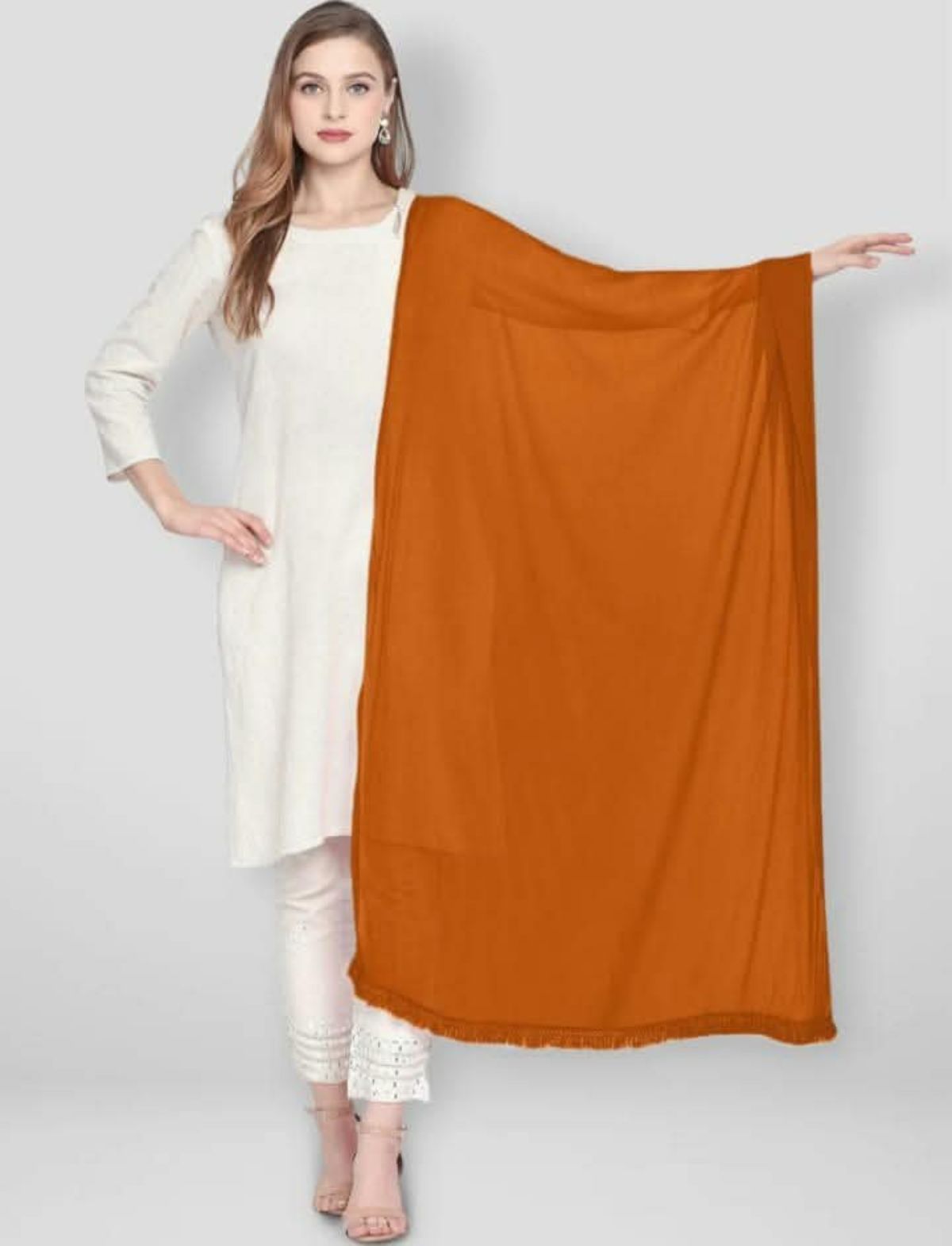 Women's Plain Dupatta