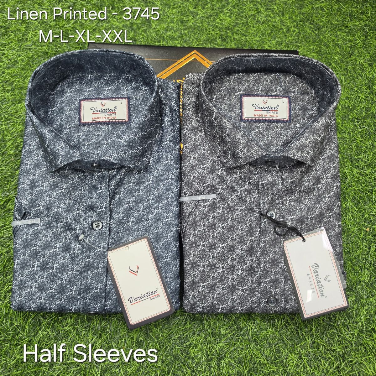 Variation Linen Printed Men's Shirts- 3745