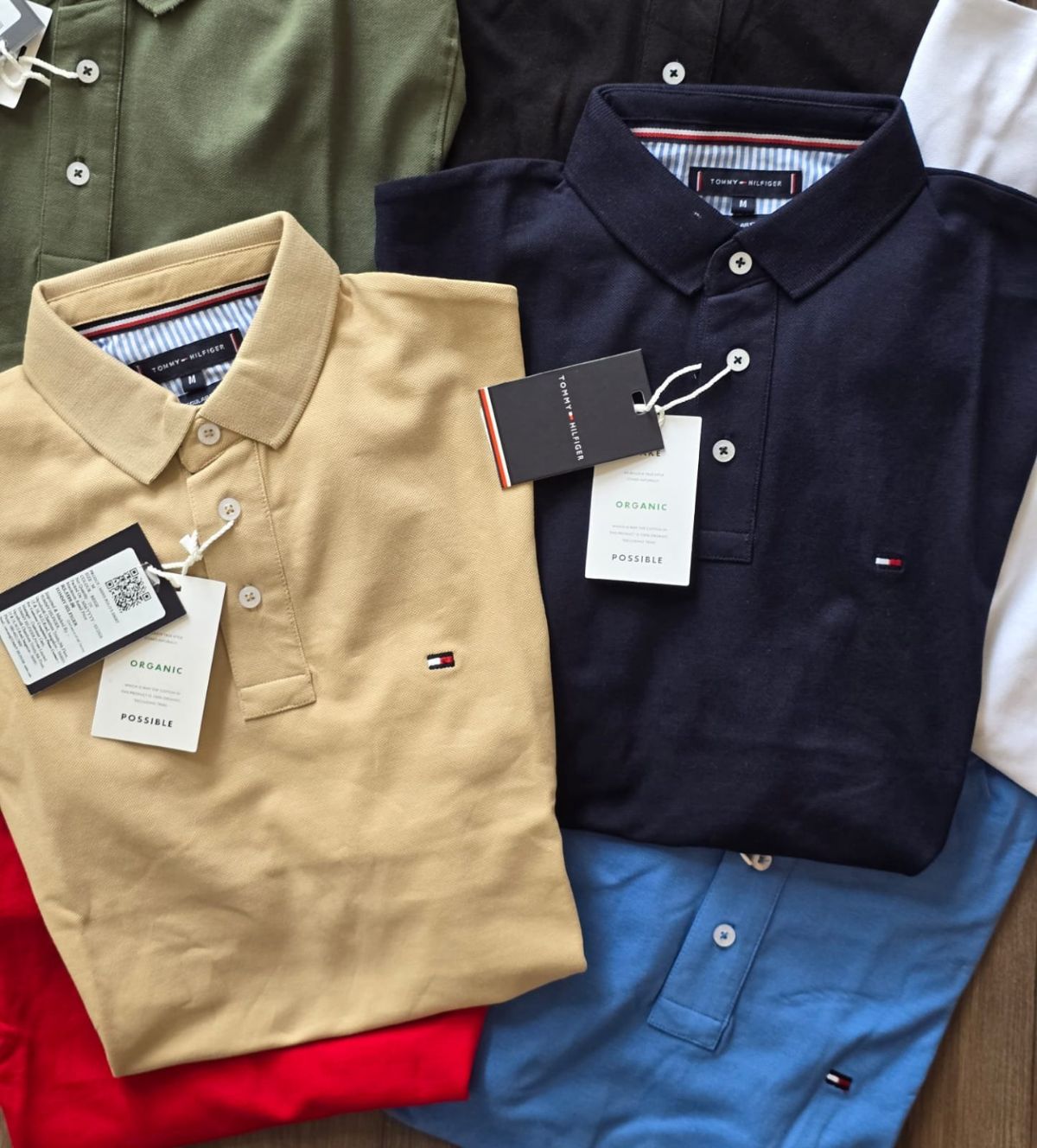 Tommy Hilfiger Men's polo plain t shirt
