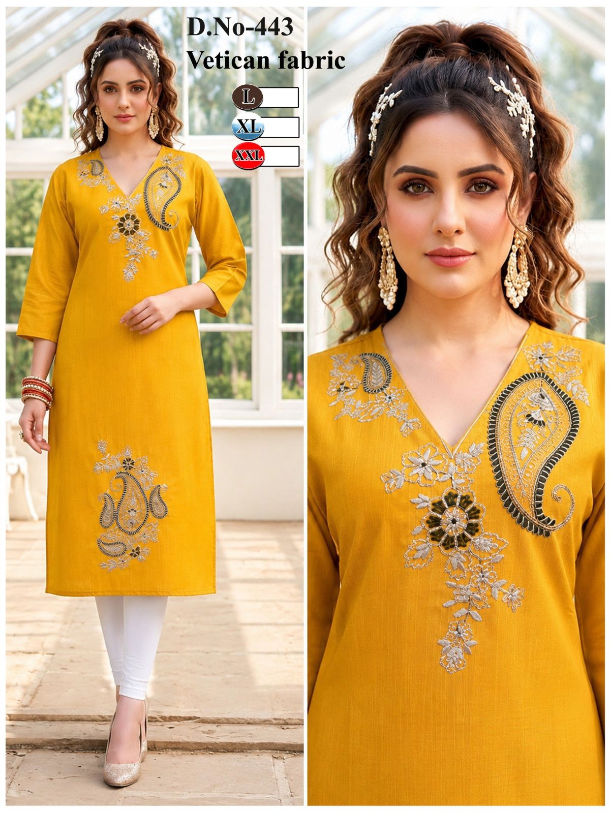 Women's Vatican Kurti-443