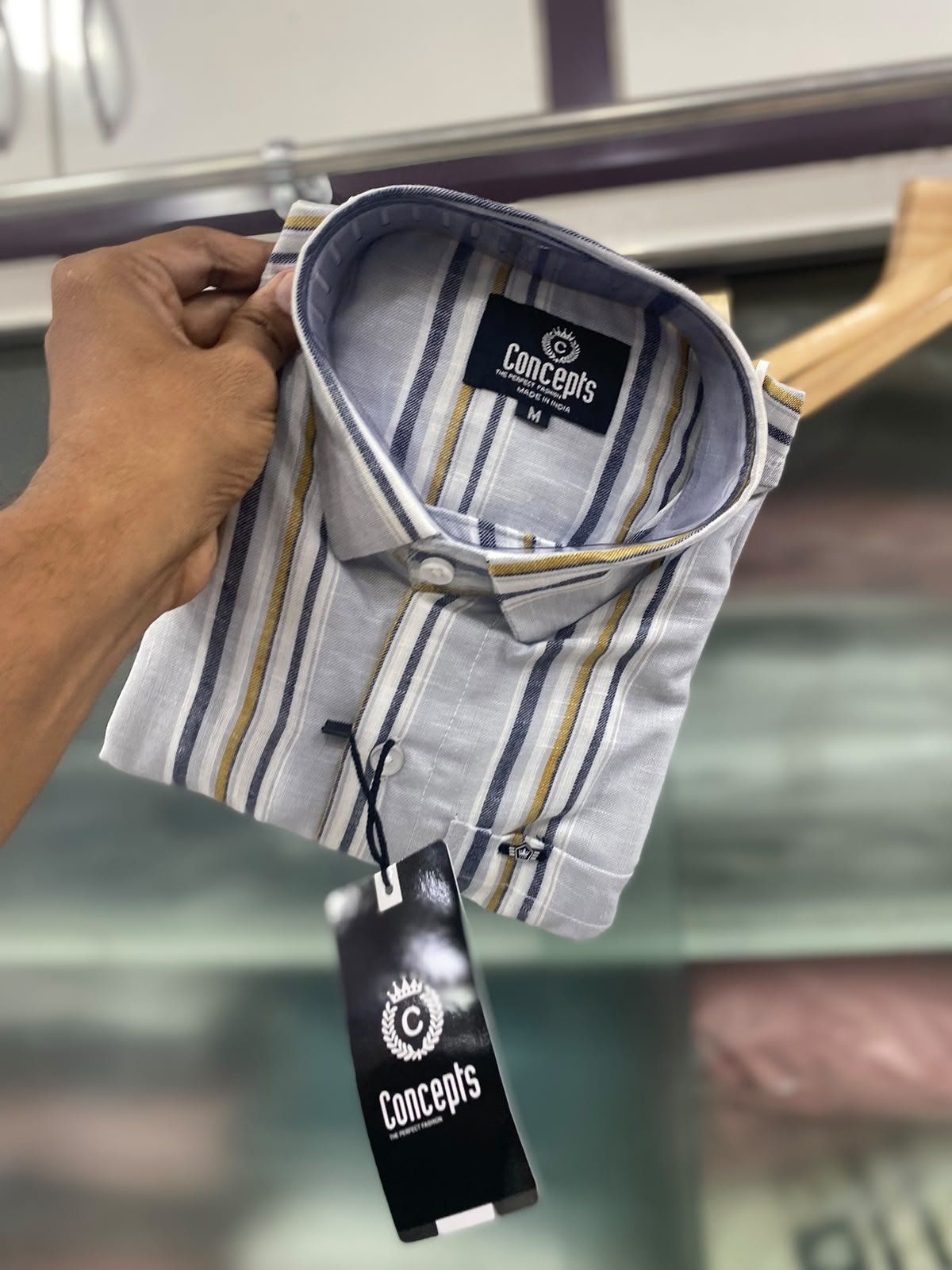 Concepts Men's Shirts Cotton Linen