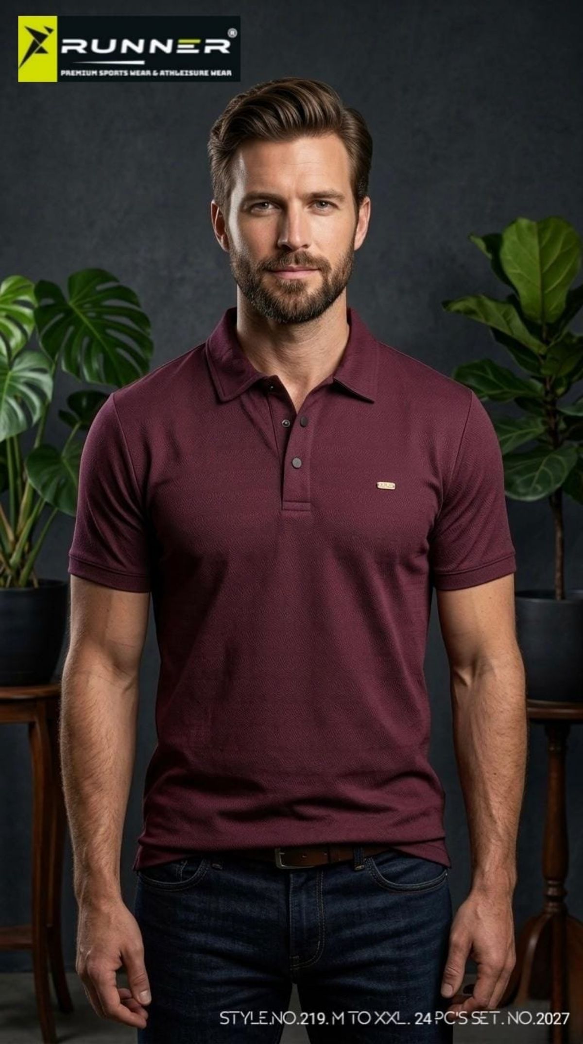 RUNNER Men's T-shirts Set D No- 219