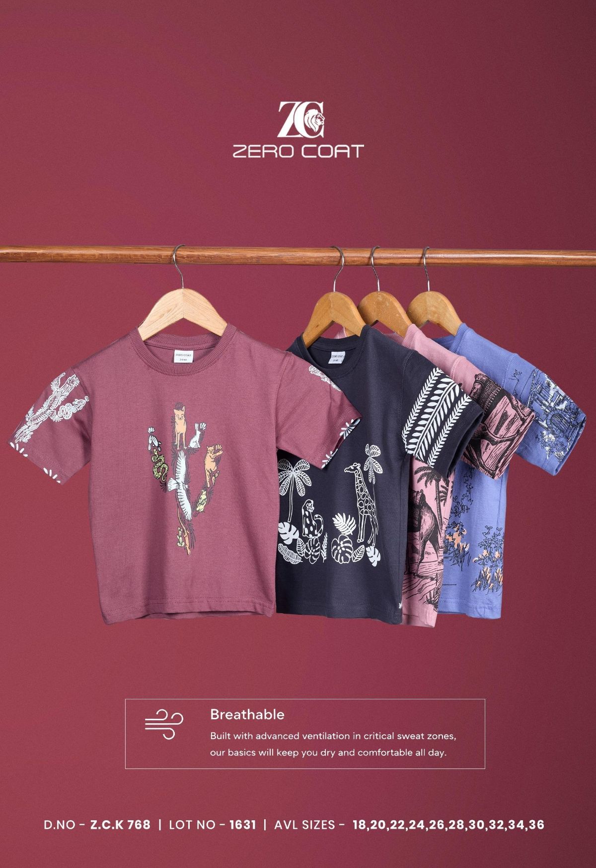 Boys Half Sleeve T-shirts - ZCK-768