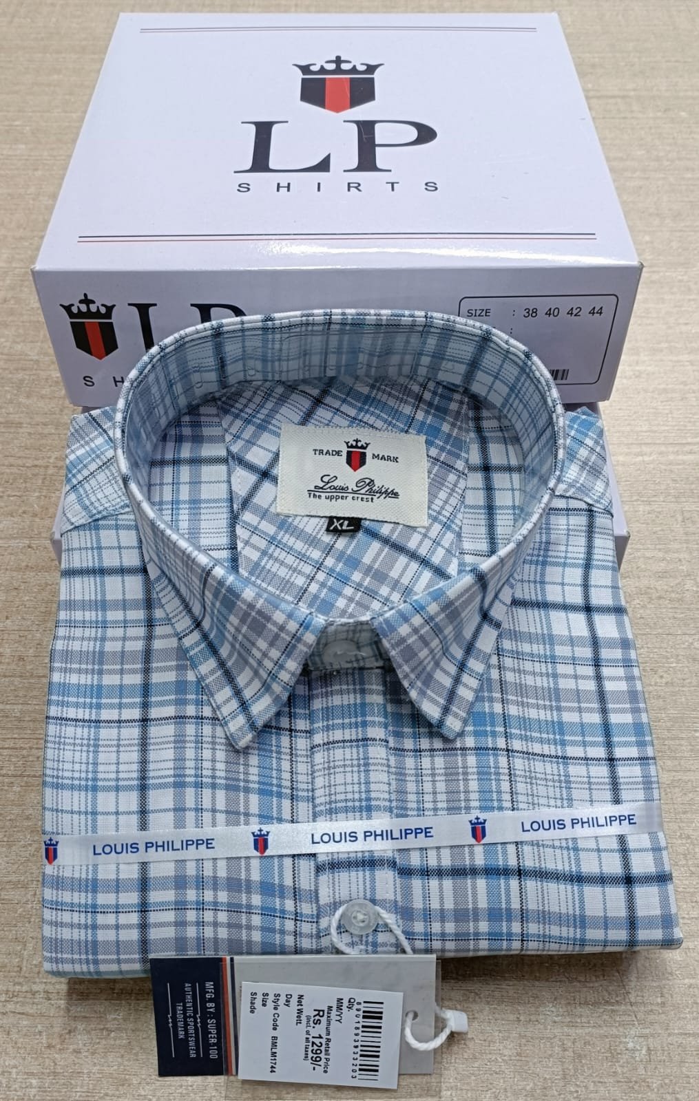 Men's Shirts Oxford check