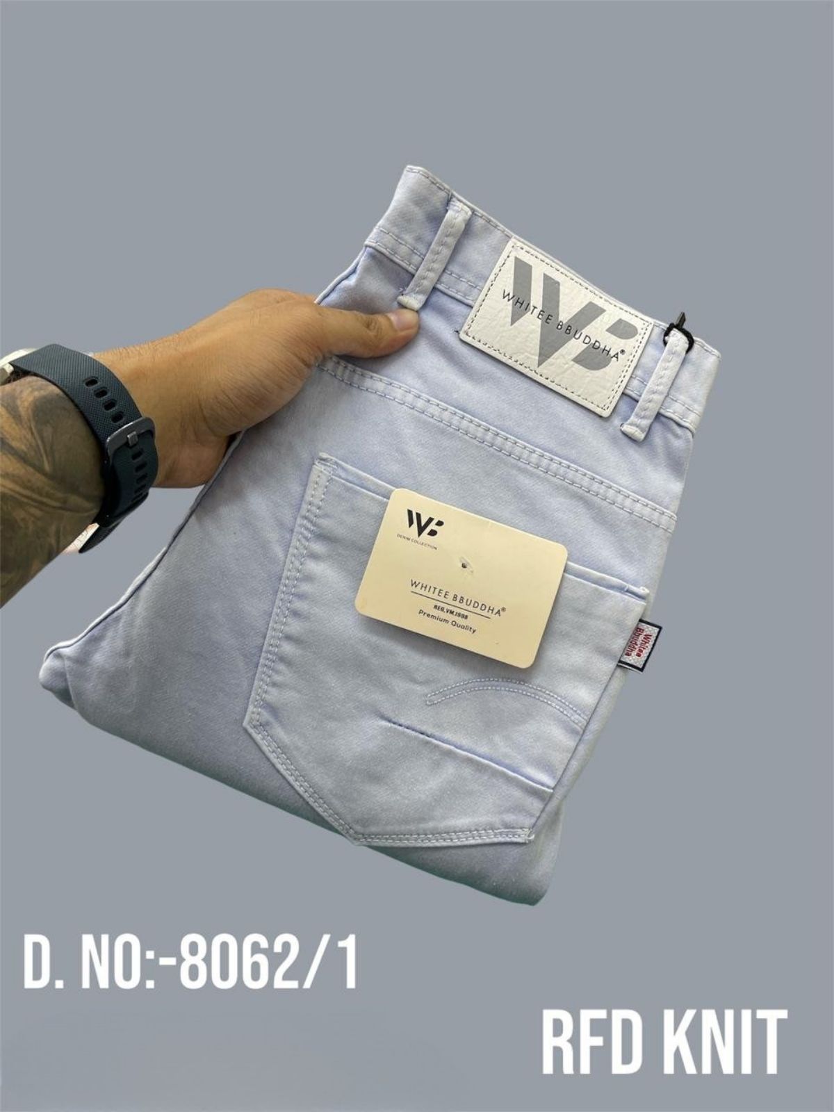 Whitee Budhha Men's RFD Jeans-8062/1