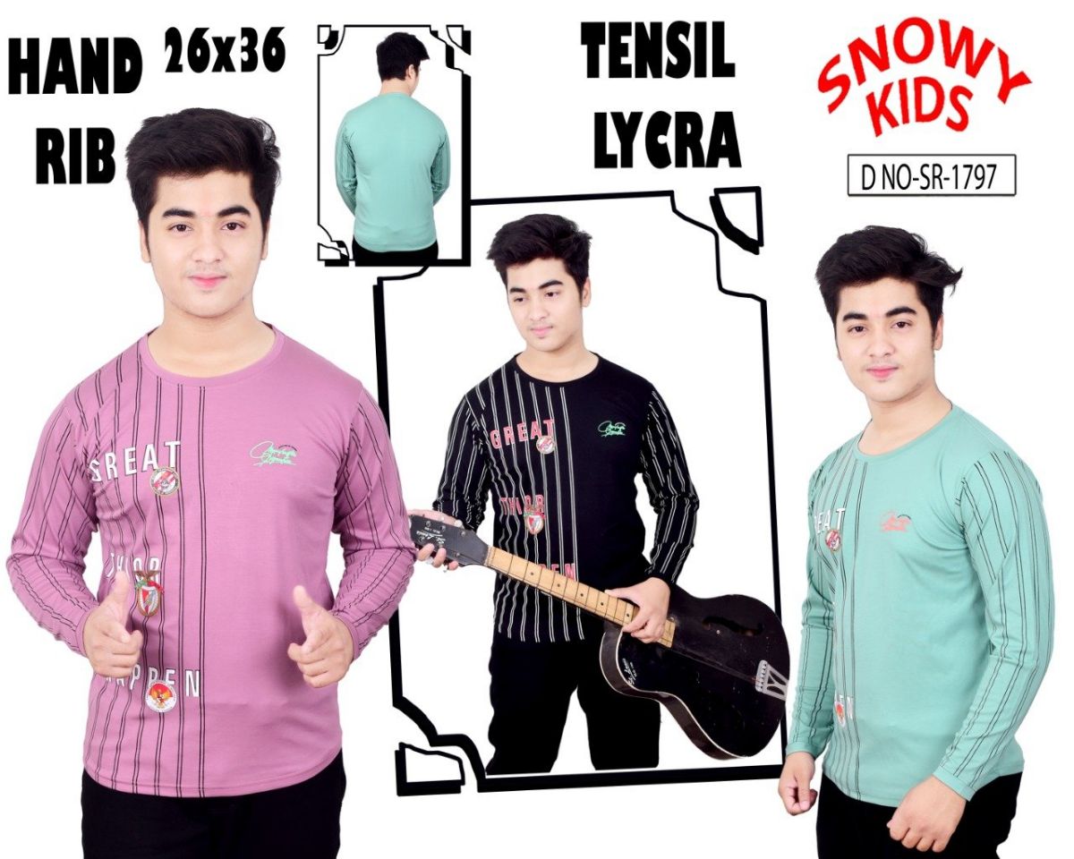 Kids Full Sleeve T-shirts - SR 1797