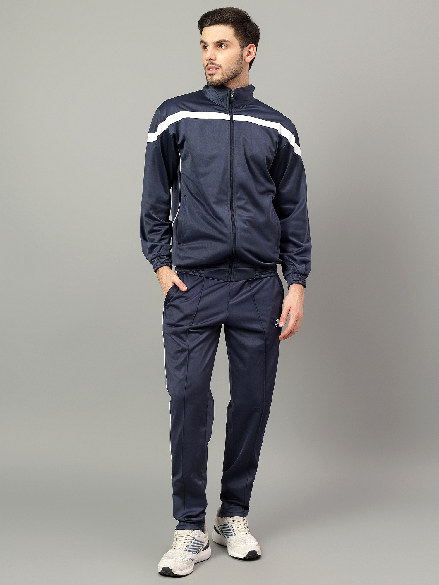 Men's Tracksuit  461B-TP-Navy/White-XL