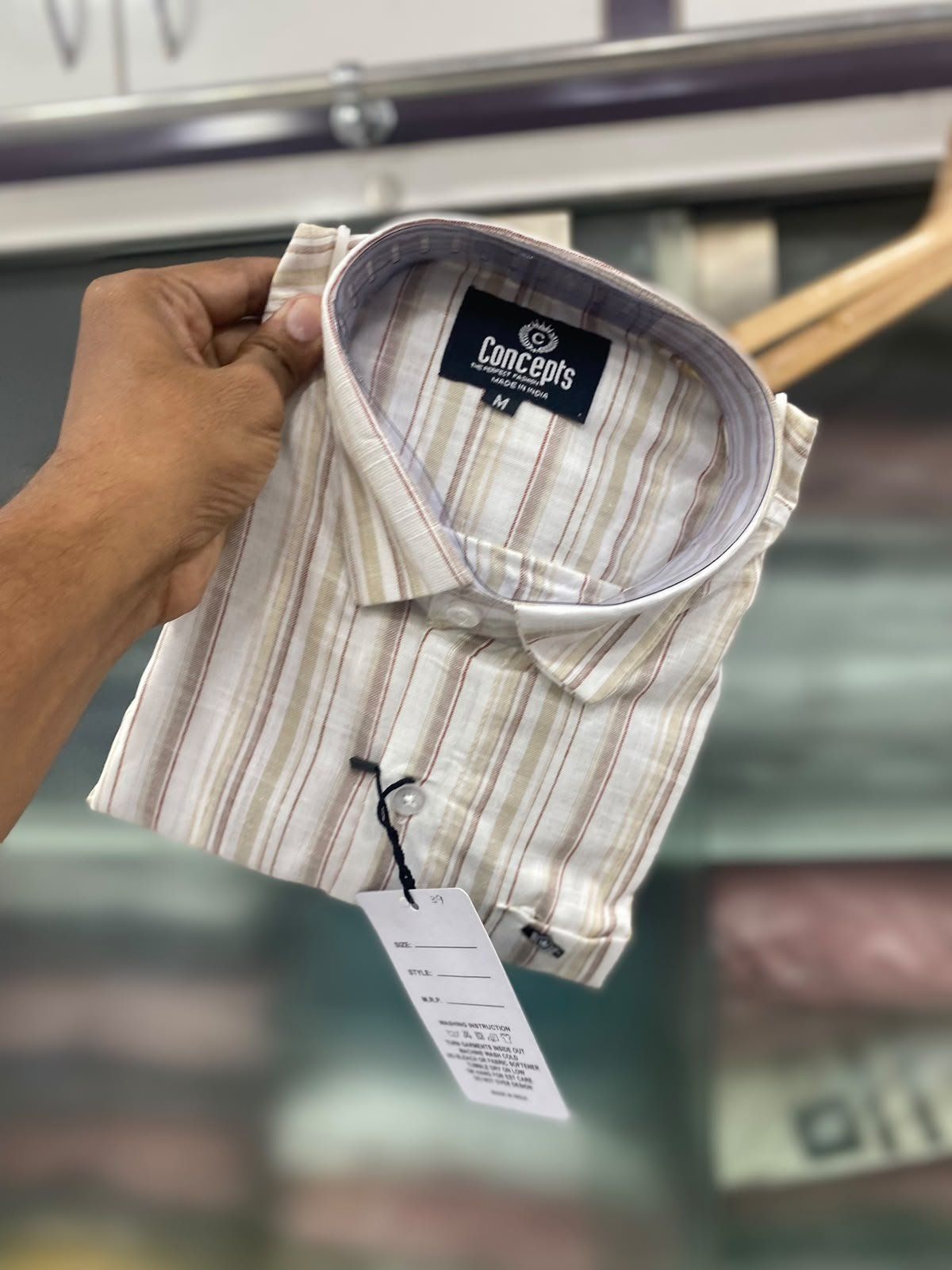 Concepts Men's Shirts Cotton Linen (2XL-4XL)