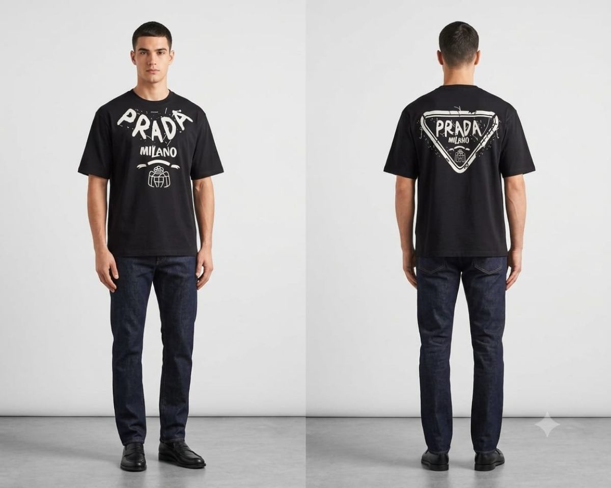 Magicfit Men's Half Sleeve T-shirts -OB FC Prada 2