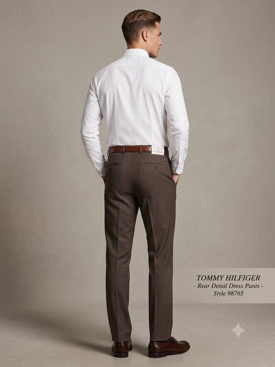 Updry Men's Narrow Twill Formal Pants