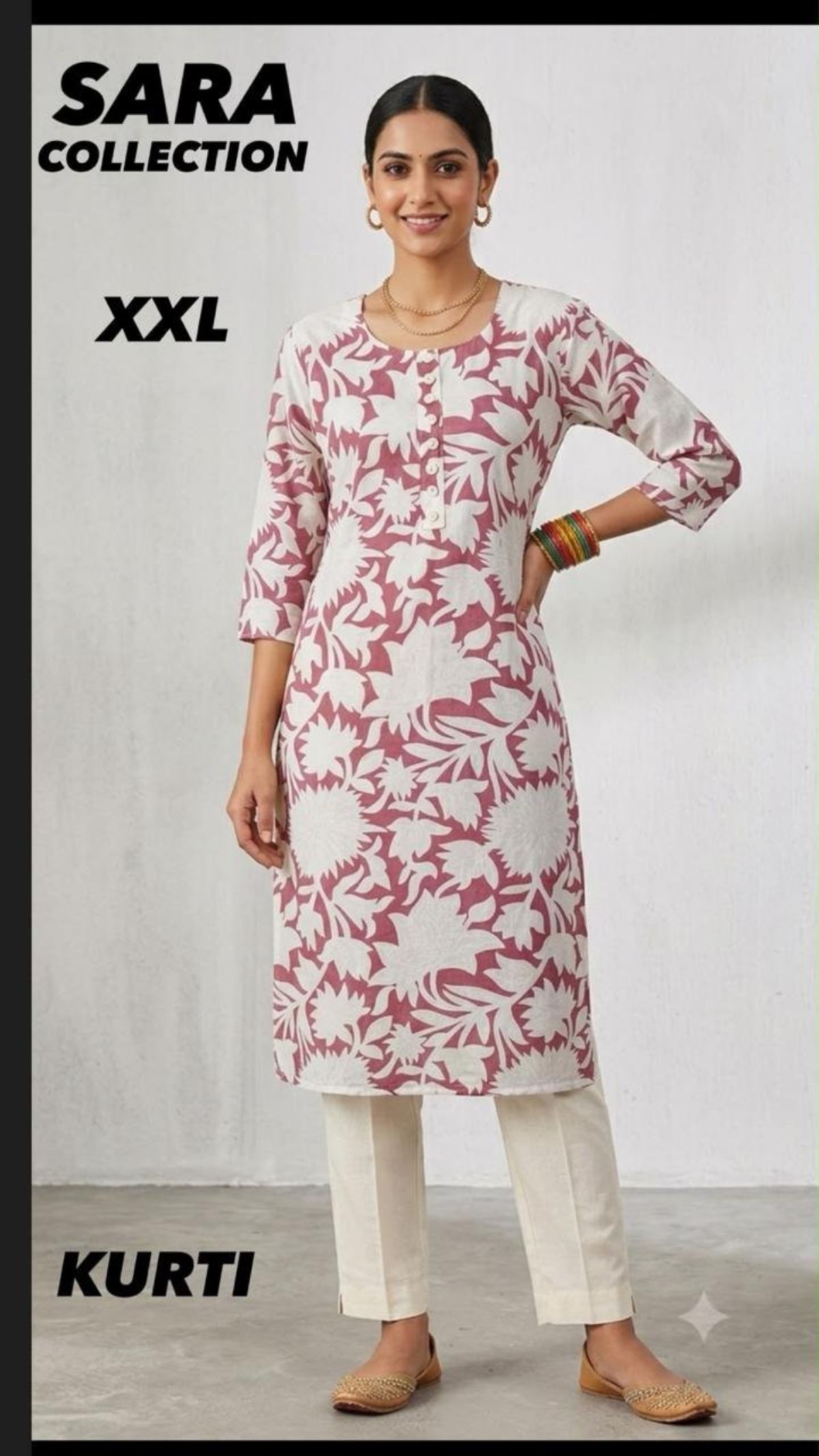 Women's Printed Cotton Kurti