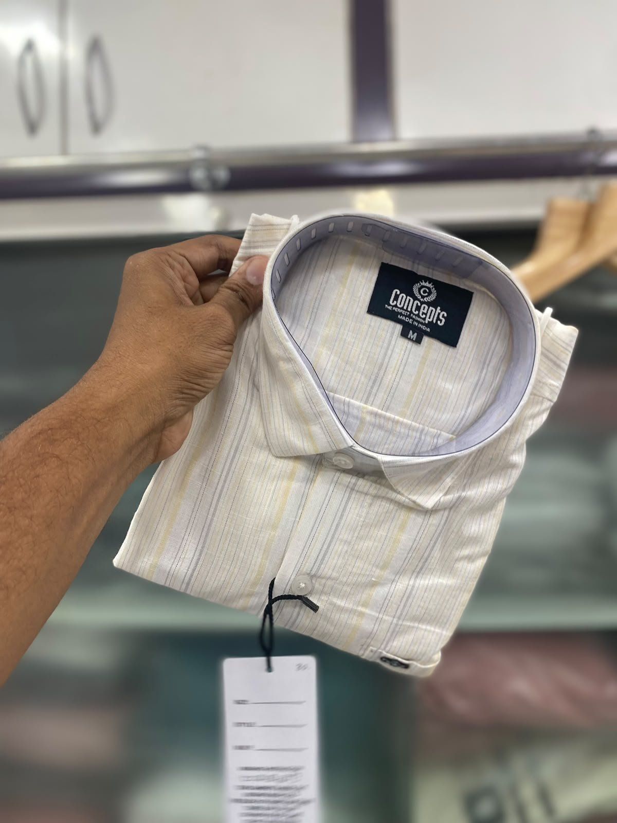 Concepts Men's Shirts Cotton Linen (2XL-4XL)