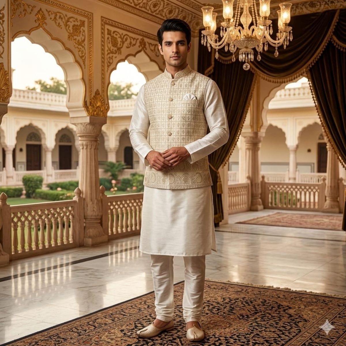 Variation Men's Kurta Pajama Set