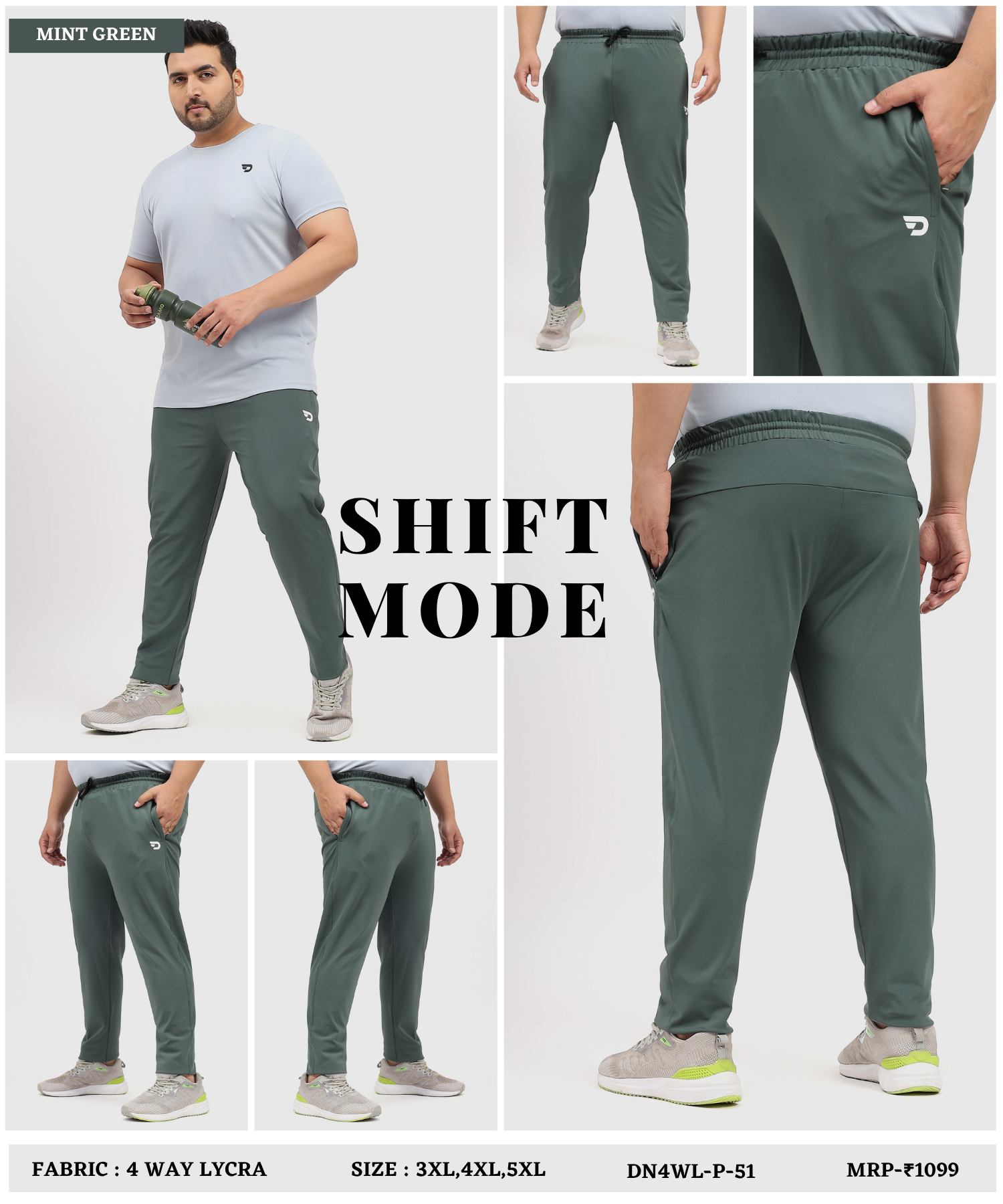 Imported 4way Taiwan Lycra Lower ( 280 GSM)