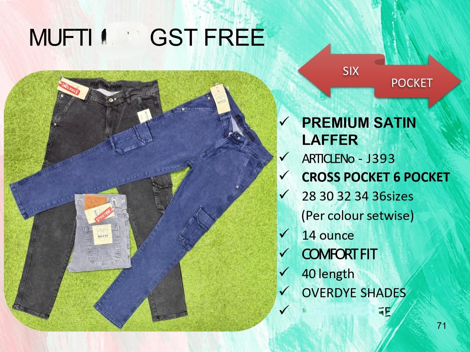 Men's Denim Jeans- MUFTI