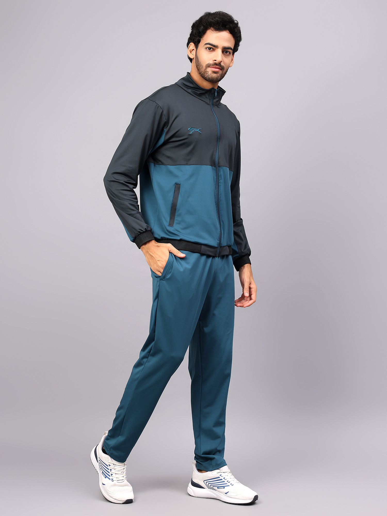 Men's Tracksuit  SNTSW107M
-Air Force/D.Grey-XL