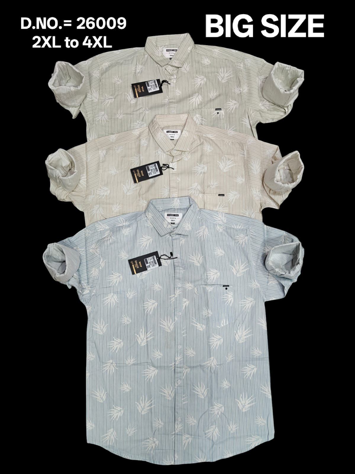 Ranker Men's Shirts- D No-26009