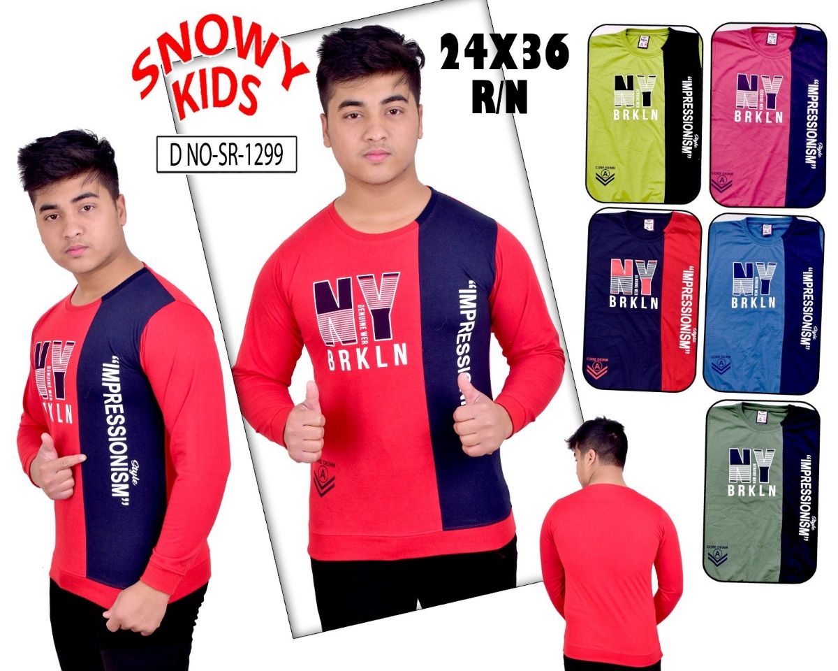 Kids Full Sleeve T-shirts - SR-1299