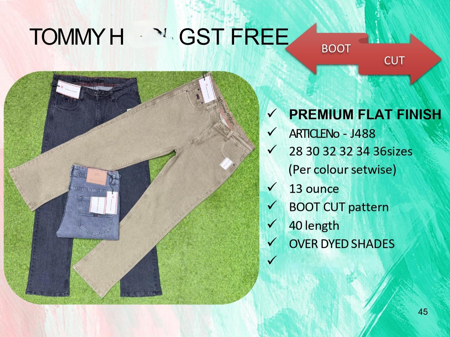 Men's Denim Jeans- TOMMY H