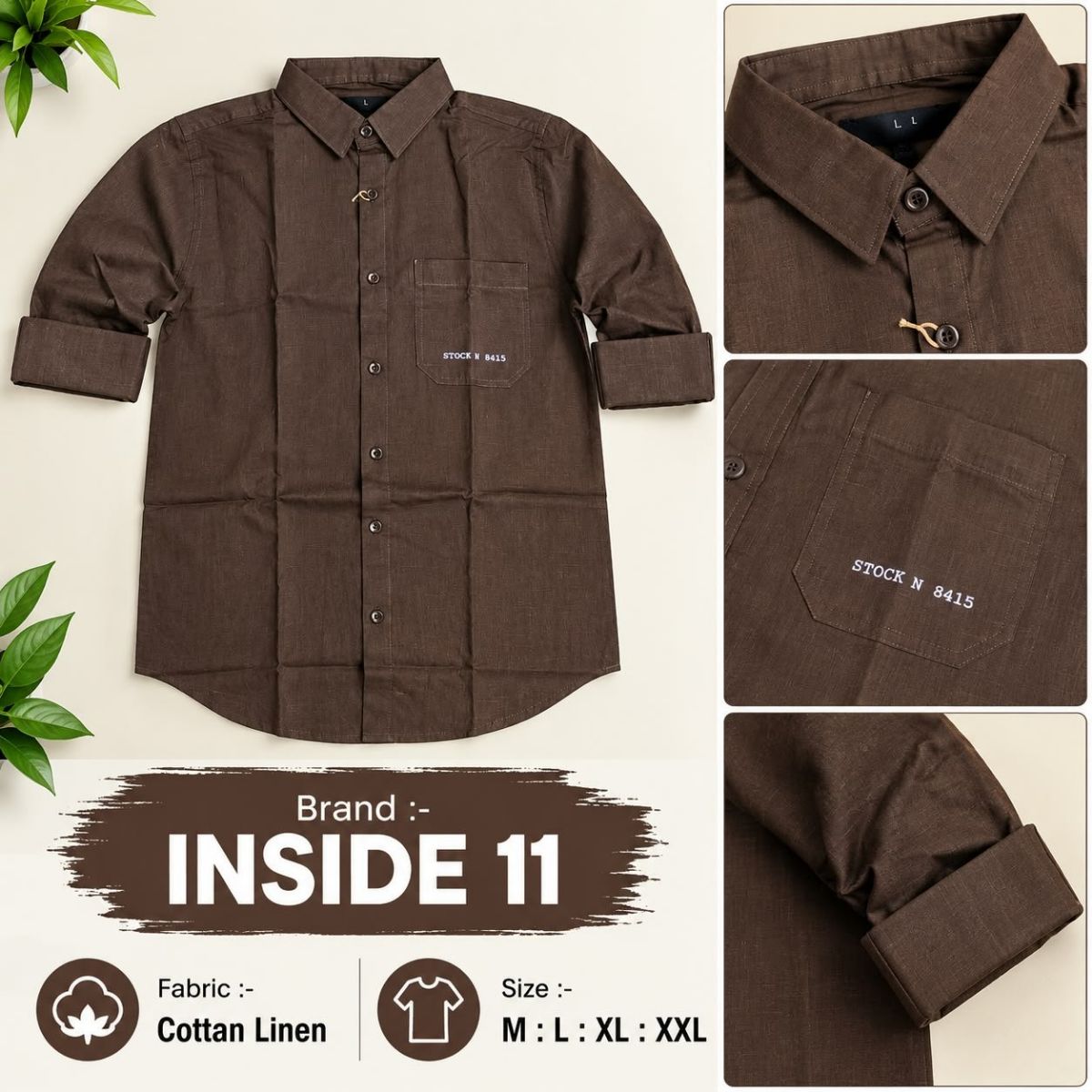 Men's Shirts- Cotton Linen
