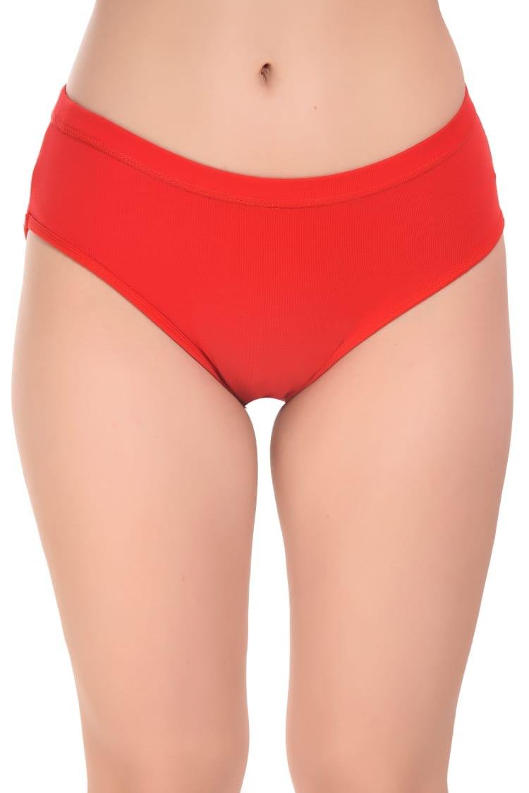 Teusy Women Leak Proof Period Panty Set (Red)