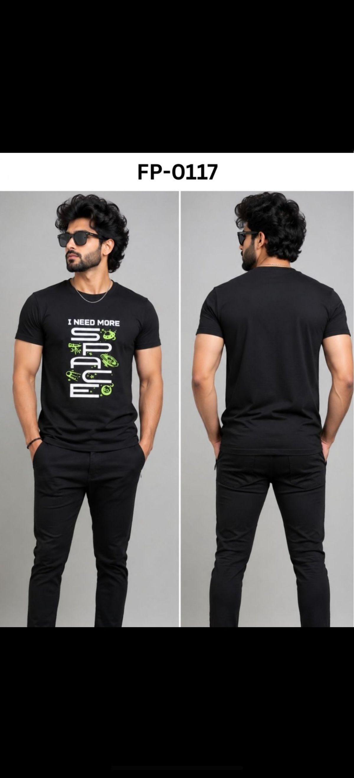 TOMHIDDLE MENS PRINTED T-SHIRT- A6-FP-0117